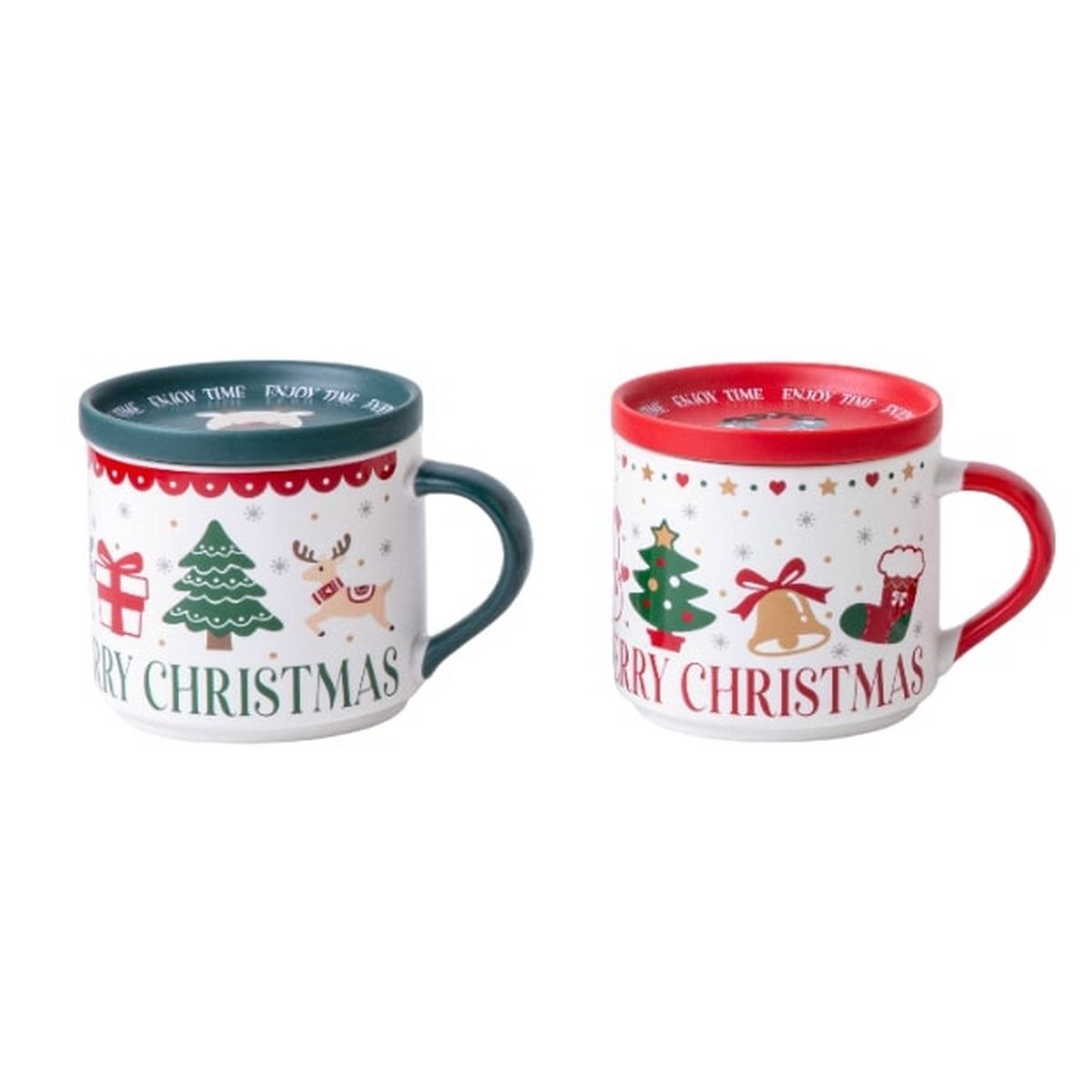 ΚΟΥΠΑ GΙΝGΕR  ASS/2 ΜΕ ΚΑΠΑΚΙ ΣΟΥΒΕΡ ΚΟΚΚΙΝΟ/ΠΡΑΣΙΝΟ 405ΜL ΚΟΥΤΙ ΔΩΡΟΥ ΠΟΡΣΕΛΑΝΗ image