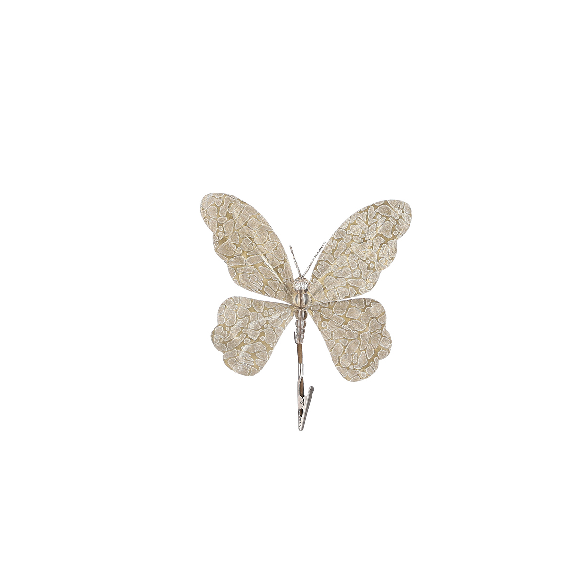 ΠΕΤΑΛΟΥΔΑ ΧΡΥΣΗ ΜΕ CLIP - L16 w14 h1cm polyester image