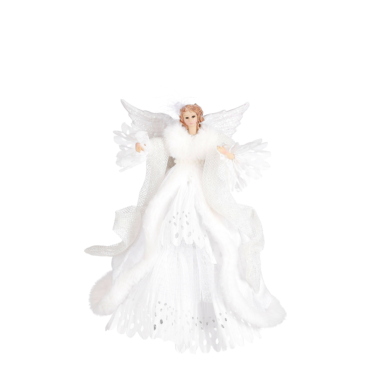 ΑΓΓΕΛΟΣ ΛΕΥΚΟΣ ΦΙΓΟΥΡΑ  - 24xw10xh34cm polyester image