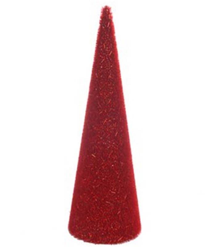 30 CM RED ΚΩΝΟΣ ΜΕ  ΧΑΝΤΡΕΣ image