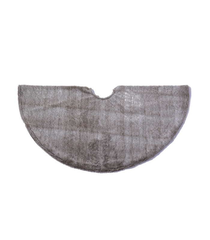 TREESKIRT FAKE FUR BROWN O 120CM TRIANGEL HEADERCARD image