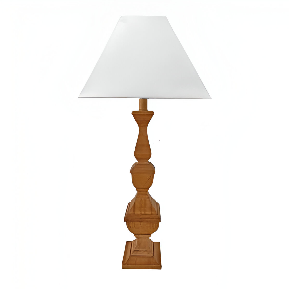 ΦΩΤΙΣΤΙΚΟ ΕΠΙΤΡΑΠΕΖΙΟ ΞΥΛΙΝΟ 16Χ16Χ95εκ ΦΥΣΙΚΟ ΚΑΦΕ / ΛΕΥΚΟ ΚΑΠΕΛΟ image