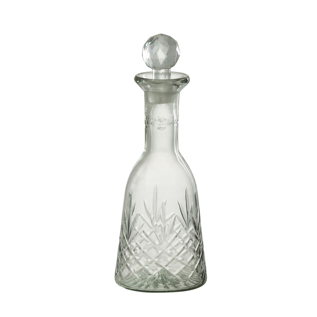 ΚΑΡΑΦΑ ΣΚΑΛΙΣΤΗ LINE ΟΒΑΛ ΓΥΑΛΙΝΗ ΔΙΑΦΑΝΗΣ L (8x8x22cm) image