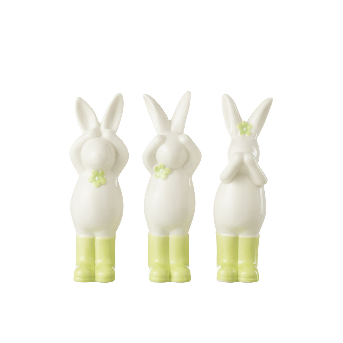 ΚΟΥΝΕΛΙ ASS/3 ΜΕ ΜΠΟΤΕΣ ΠΟΡΣΕΛΑΝΗ ΠΡΑΣΙΝΟ-ΛΕΥΚΟ(7x6x19.5cm) image