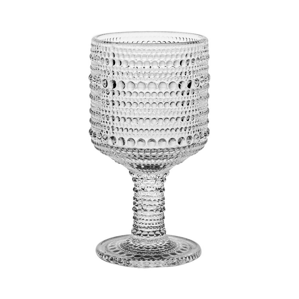 ΠΟΤΗΡΙ ΚΡΑΣΙΟΥ BAROQUE ΠΟΔΙ ΔΙΑΦΑΝΟ ΑΝΑΓΛΥΦΟ 290ml ΓΥΑΛΙΝΟ Φ8 image