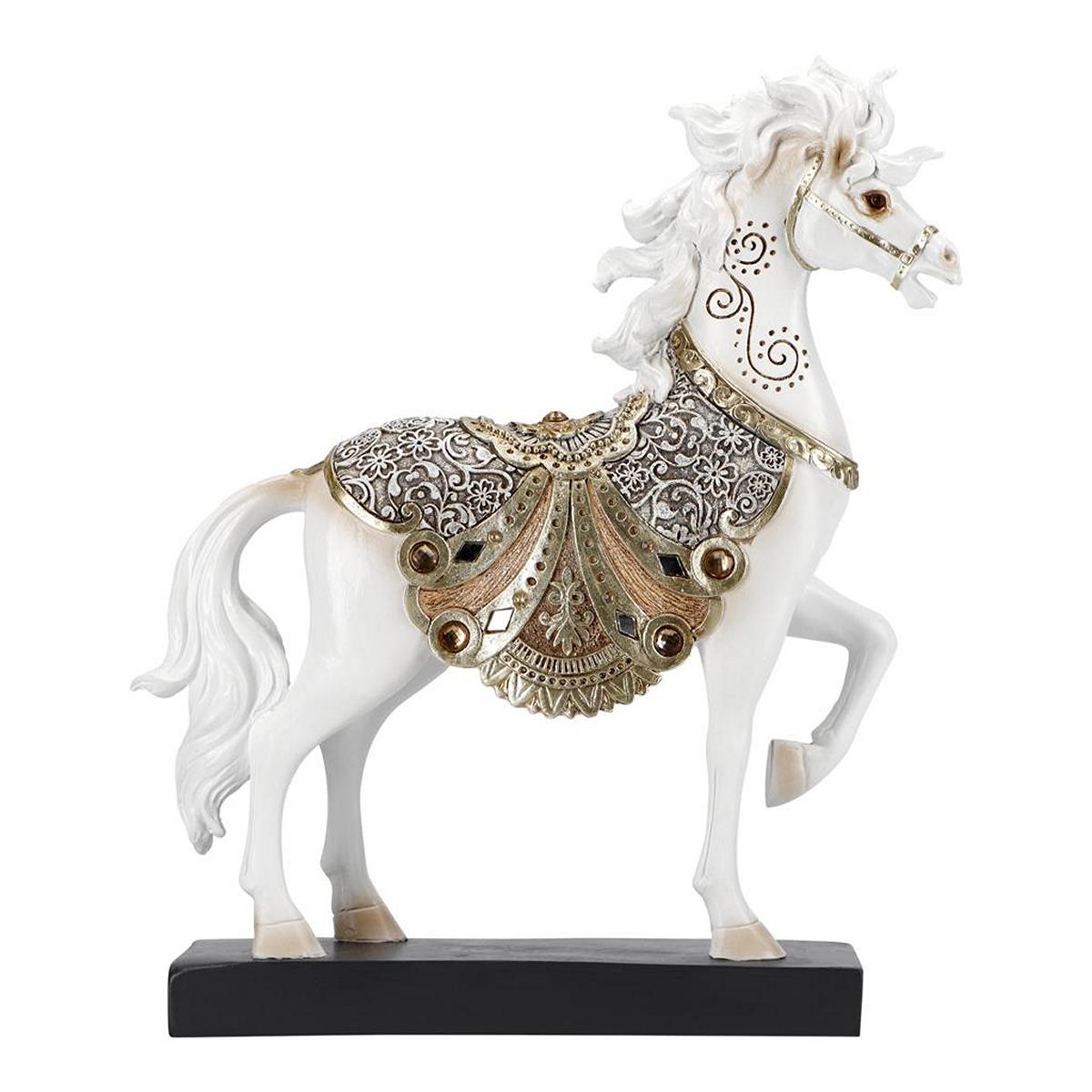 ΑΛΟΓΟ ΦΙΓΟΥΡΑ ΛΕΥΚΟ ΜΕ ΣΕΛΑ ΑΣΗΜΙ ΧΡΥΣΟ 24x7x28 image