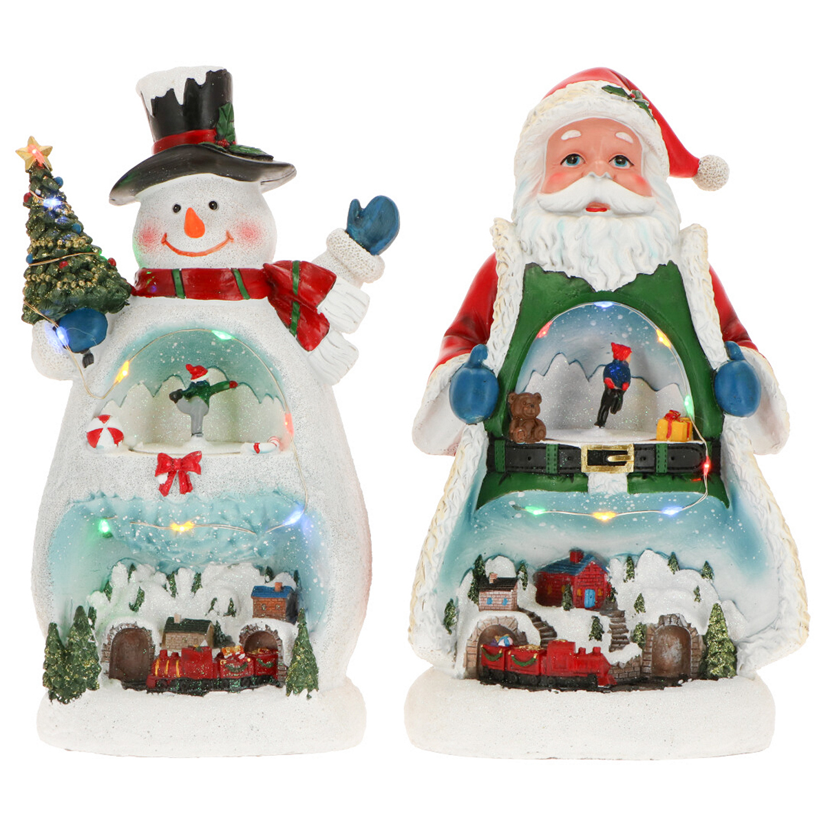 ΑΙ ΒΑΣΙΛΗΣ / ΧΙΟΝΑΝΘΡΩΠΟΣ 2/ass LED ΜΕ ΤΡΕΝΟ Adaptor incl.-17 image