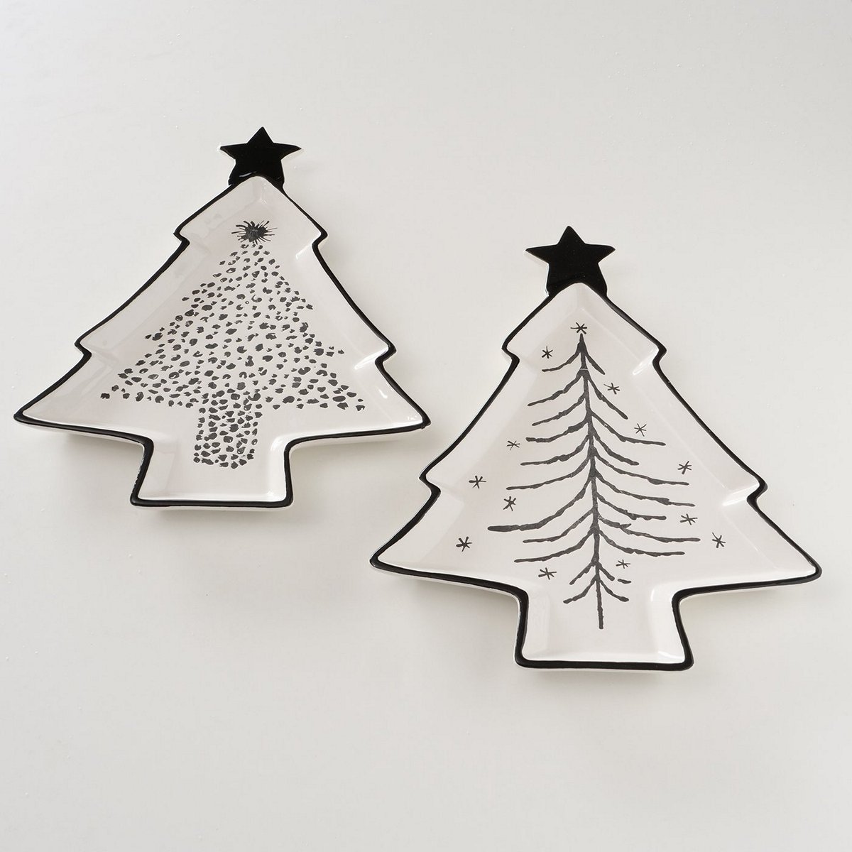 ΠΙΑΤΕΛΑ Madalyn 2/ass ΣΧΕΔΙΟ ΔΕΝΤΡΟ ΜΑΥΡΟ ΛΕΥΚΟ ΔΟΛΟΜΙΤΗΣ image