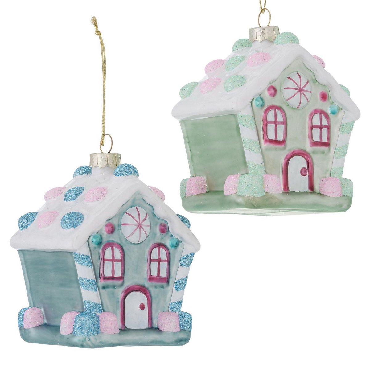 ΣΤΟΛΙΔΙ ΣΠΙΤΑΚΙ Sugary 2/ass L7cm H9cm Glitter Mat Shiny ΓΥΑΛΙ image