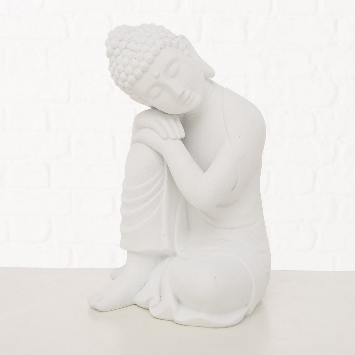 ΒΟΥΔΑΣ ΛΕΥΚΟΣ ΦΙΓΟΥΡΑ Mansur 20Χ16Χ25cm Polyresin image