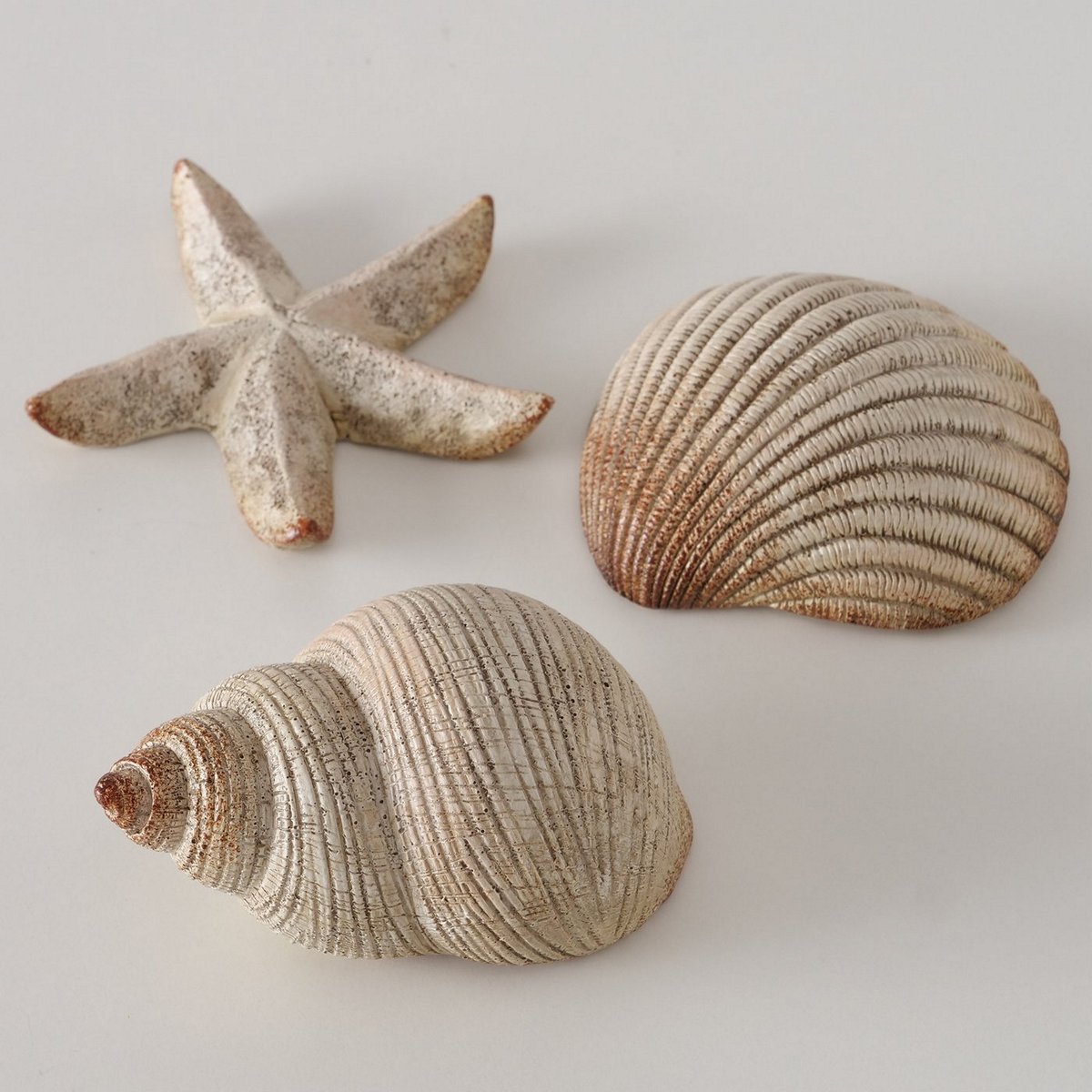 ΚΟΧΥΛΙ Bigo 3/ass ΦΥΣΙΚΟ ΜΠΕΖ H5cm Polyresin image