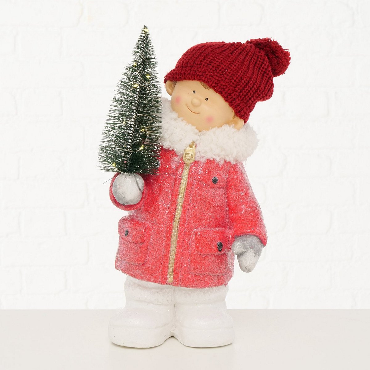 ΚΟΡΙΤΣΙ ΜΕ ΔΕΝΤΡΟ ΦΙΓΟΥΡΑ Luka LED H38cm Magnesia image