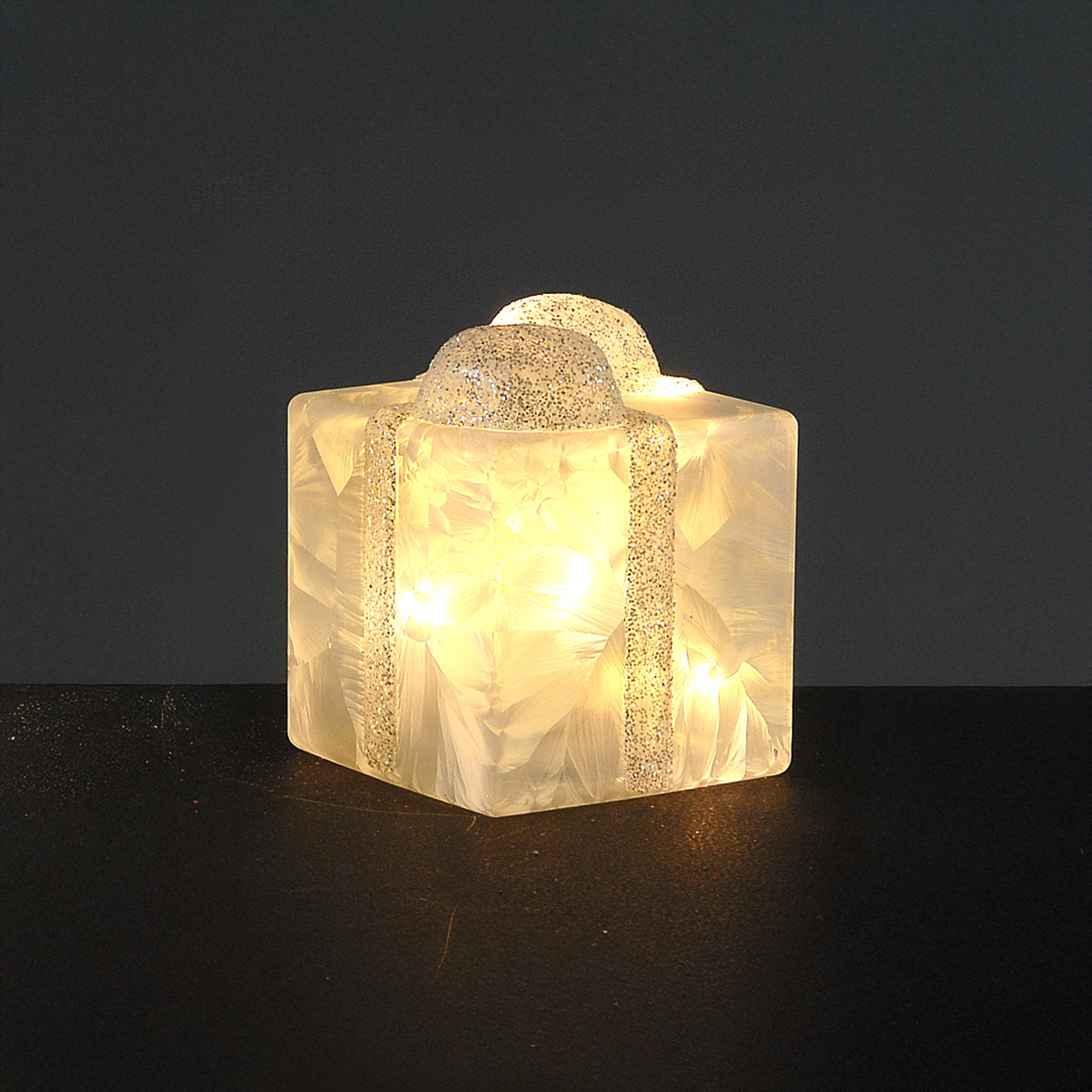 ΚΟΥΤΙ ΔΩΡΟΥ LED 10x12cm ΔΙΑΦΑΝΟ ΓΥΑΛΙ image