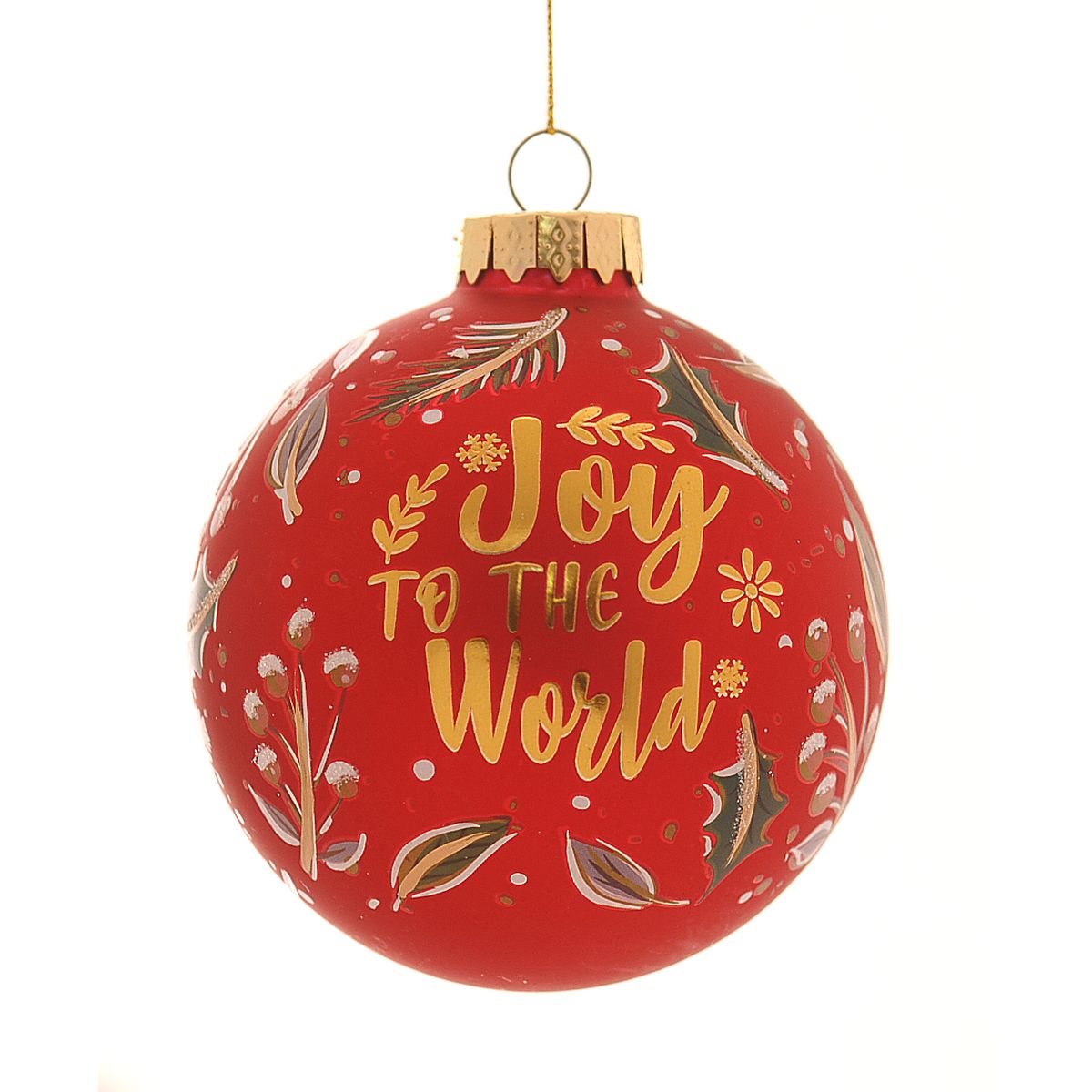 ΜΠΑΛΑ 10cm ΣΧΕΔΙΟ JOY ΚΟΚΚΙΝΟ ΓΥΑΛΙ image