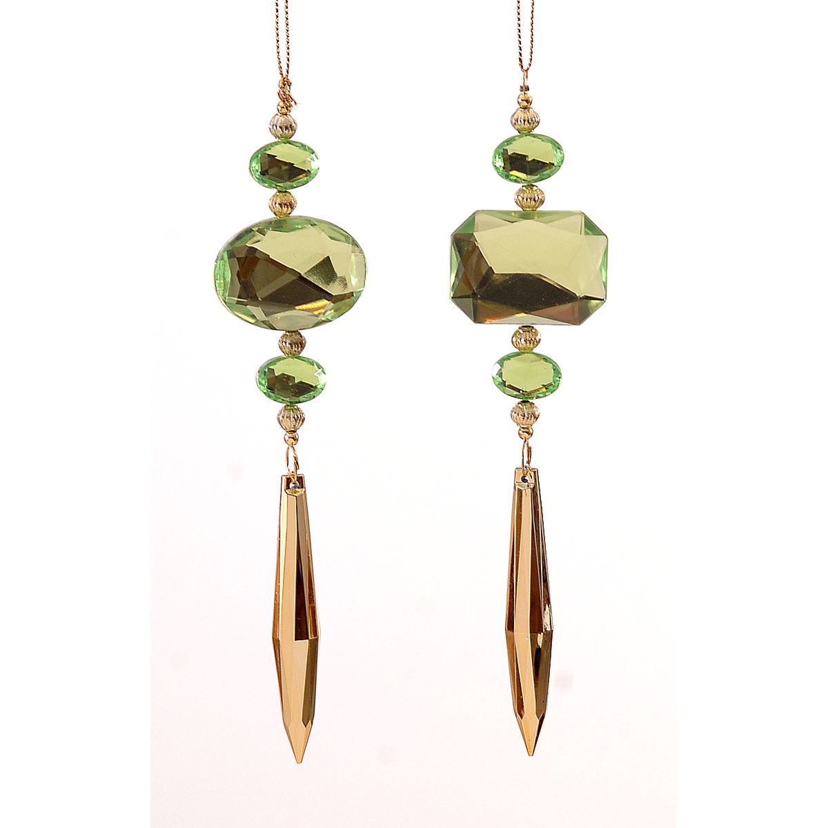 ΣΤΟΛΙΔΙ 2/Ass ΠΕΤΡΑ ΠΡΑΣΙΝΟ 18cm Autumn ΓΥΑΛΙ image