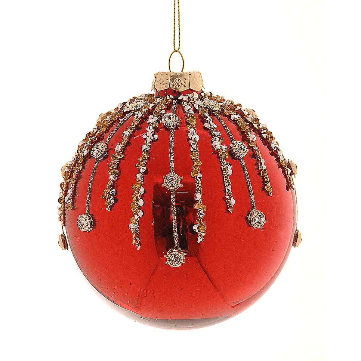 ΜΠΑΛΑ ΚΟΚΚΙΝΗ ΜΕ ΣΤΡΑΣ 12cm image