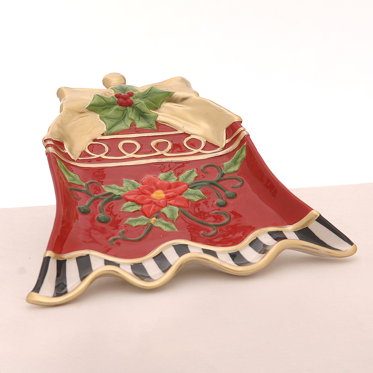 ΠΙΑΤΕΛΑ ΣΧΗΜΑ ΚΑΜΠΑΝΑ 30.8cm ΚΕΡΑΜΙΚΗ image