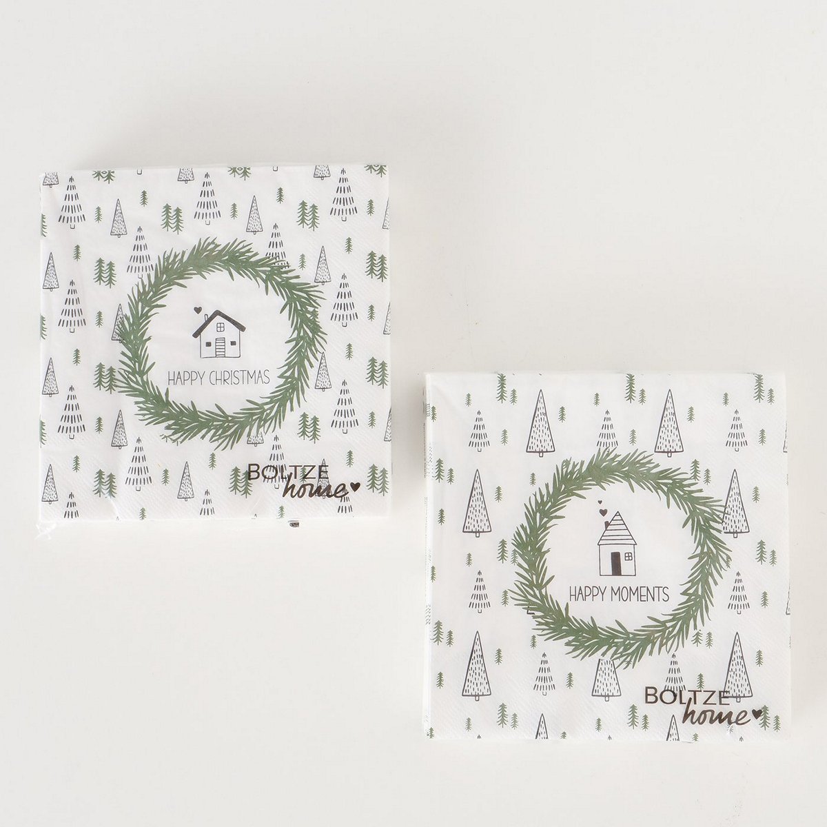 ΧΑΡΤΟΠΕΤΣΕΤΕΣ 20τμχ 2/ass Skane ΣΧΕΔΙΟ ΔΕΝΤΡΑ/ΣΠΙΤΙ ΛΕΥΚΟ ΠΡΑΣΙΝΟ ΧΑΡΤΙ image