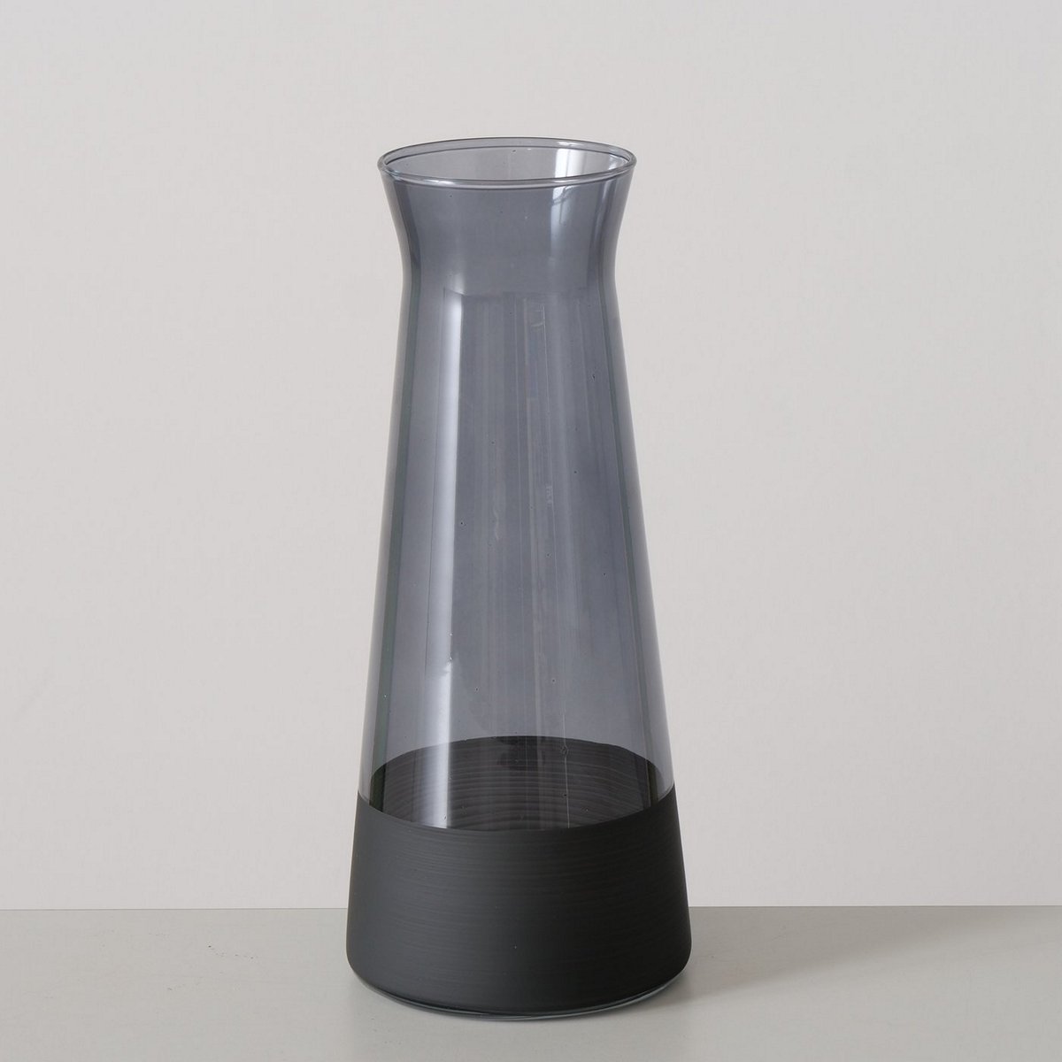 ΚΑΡΑΦΑ Moluna 1.145 ml ΜΑΥΡΟ ΓΥΑΛΙ D11 H25cm image