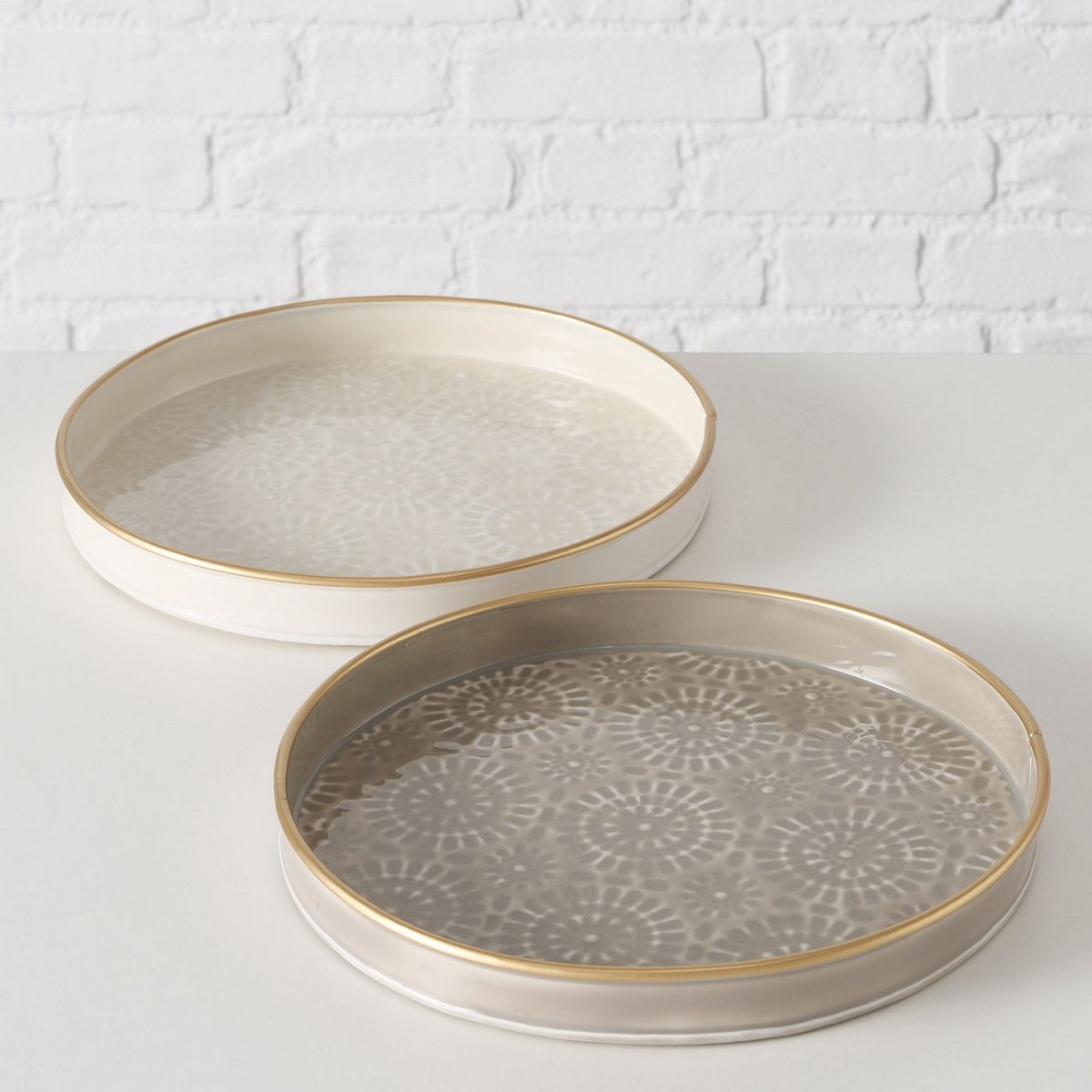 ΔΙΣΚΟΣ 2/ass Estama ΕΚΡΟΥ / ΜΠΕΖ D25cm ΜΕΤΑΛΛΟ image