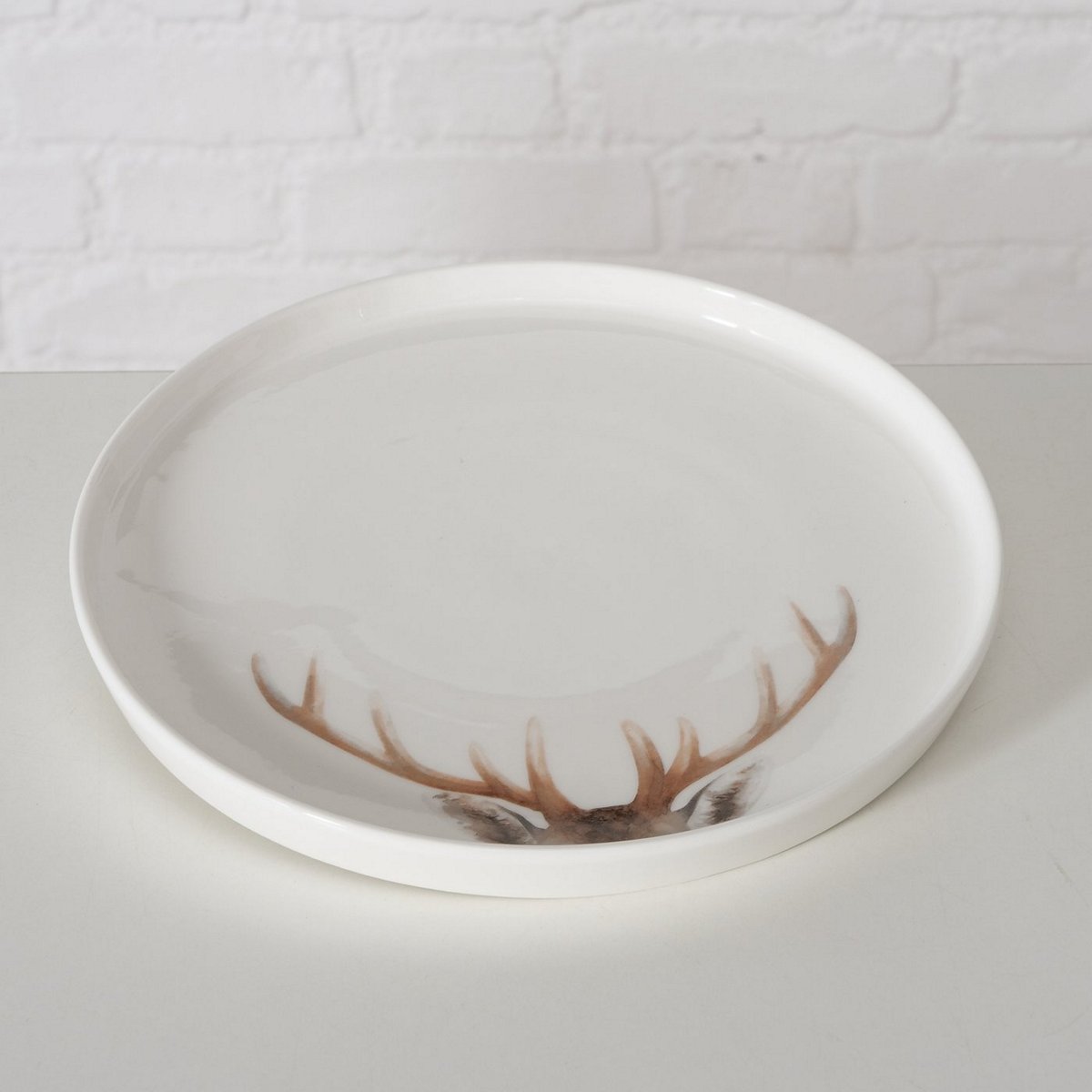 ΠΙΑΤΟ Aspen ΣΧΕΔΙΟ ΤΑΡΑΝΔΟΣ D21cm New Bone ΚΕΡΑΜΙΚΟ Dishwasher proof image