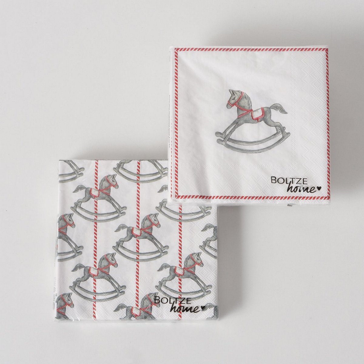 ΧΑΡΤΟΠΕΤΣΕΤΕΣ 2/ass Rocky 20τμχ ΣΧΕΔΙΟ ΑΛΟΓΑΚΙ ΓΚΡΙ ΧΑΡΤΙ image