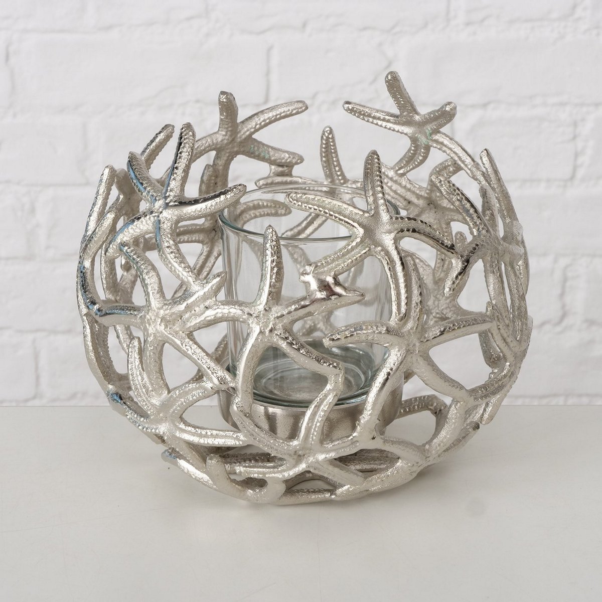 ΚΗΡΟΠΗΓΙΟ Merita ΑΣΗΜΙ ΑΛΟΥΜΙΝΙΟ ΔΙΑΦΑΝΕΣ ΓΥΑΛΙ H18cm D20cm image