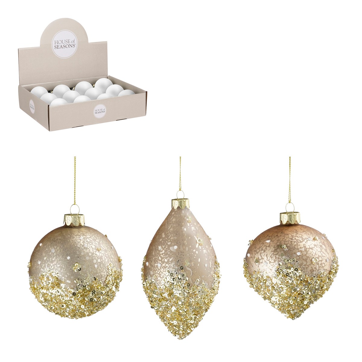 ΣΤΟΛΙΔΙ ΜΠΑΛΑ 3/ass onion drop ΣΑΜΠΑΝΙ ΜΕ ΧΡΥΣΟ d8cm image