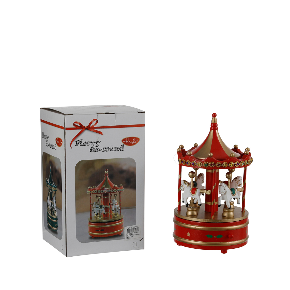 ΚΑΡΟΥΖΕΛ ΚΟΚΚΙΝΟ Musical box - H23 image