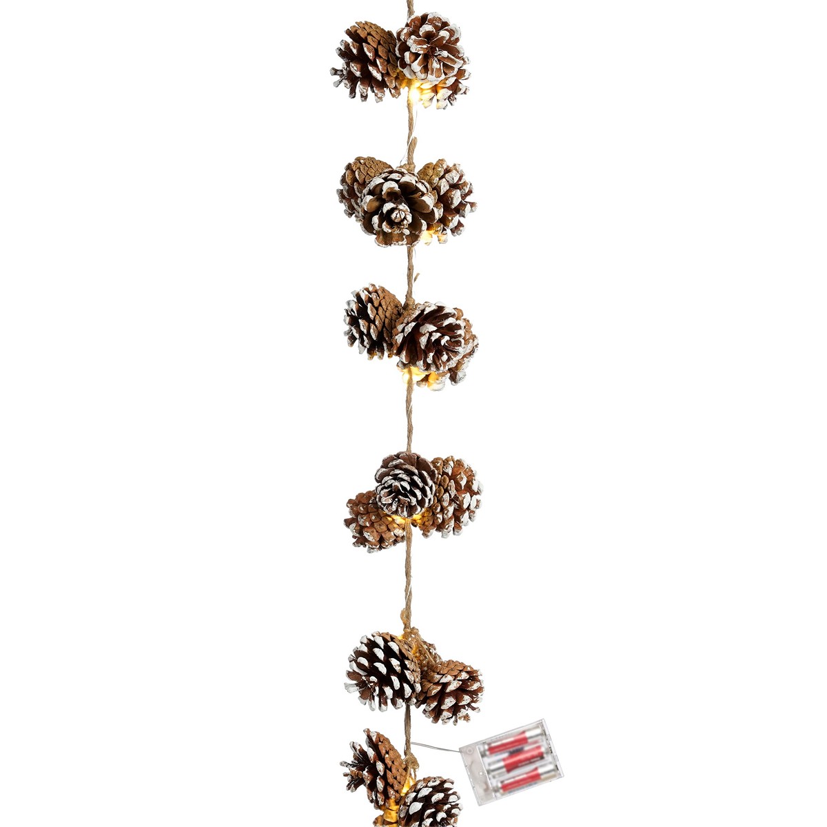 ΓΙΡΛΑΝΤΑ ΚΟΥΚΟΥΝΑΡΙΑ 30 led ΜΠΑΤΑΡΙΑΣ 270Χ7Χ7cm image