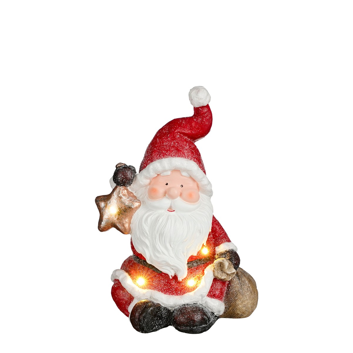 ΑΙ ΒΑΣΙΛΗΣ ΦΙΓΟΥΡΑ ΜΕ ΑΣΤΕΡΙ led ΚΟΚΚΙΝΟ ΛΕΥΚΟ ΜΠΑΤΑΡΙΑΣ 27 image