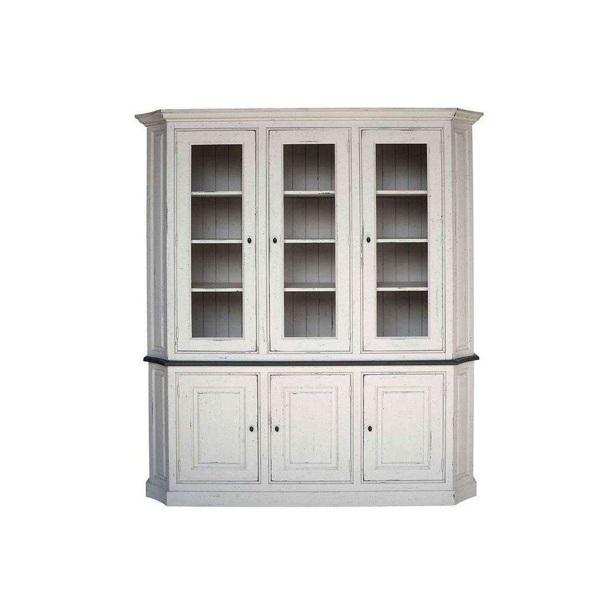 ΒΙΤΡΙΝΑ ΡΑΦΙΕΡΑ 203X60X232 CM ΕΞΩΤΕΡ. BROSSE NATURE ΕΣΩΤΕΡ. ECLIPSE NATURE 3 ΠΟΡΤΕΣ ΜΕ ΓΥΑΛΙ KAI 3 ΝΤΟΥΛΑΠΙΙΑ image