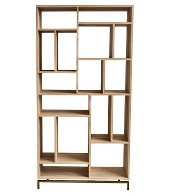 ΡΑΦΙΕΡΑ MILANO 100X35X197CM VIEUX BOIS image