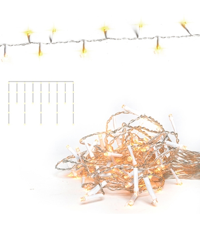 ΦΩΤΑΚΙΑ 96 LED ΚΟΥΡΤΙΝΑ ΑΣΥΜΜΕΤΡΗ ΕΠΕΚΤΑΣΗ image