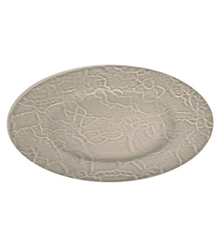 ΠΙΑΤΕΛΑ ΟΒΑΛ 40Χ30Χ2.8 CM LACE 5181-V/1349 BEIGE image