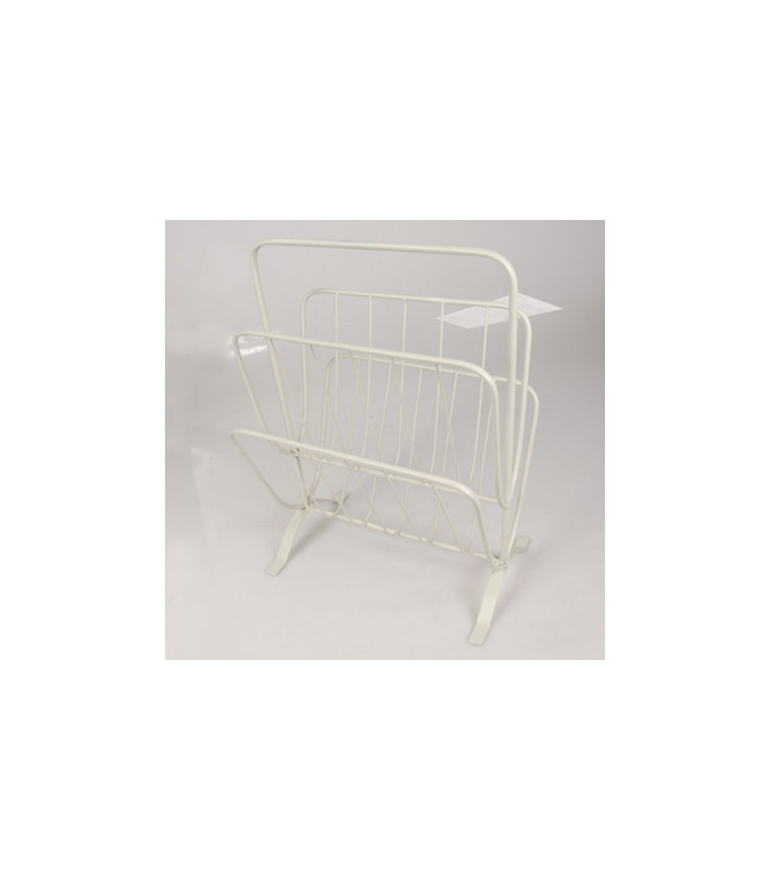 ΕΦΗΜΕΡΙΔΟΘΗΚΗ 4 ΘΕΣΕΩΝ ΜΕΤΑΛΛΙΚΗ ΑΣΠΡΗ 36Χ26Χ52εκ image