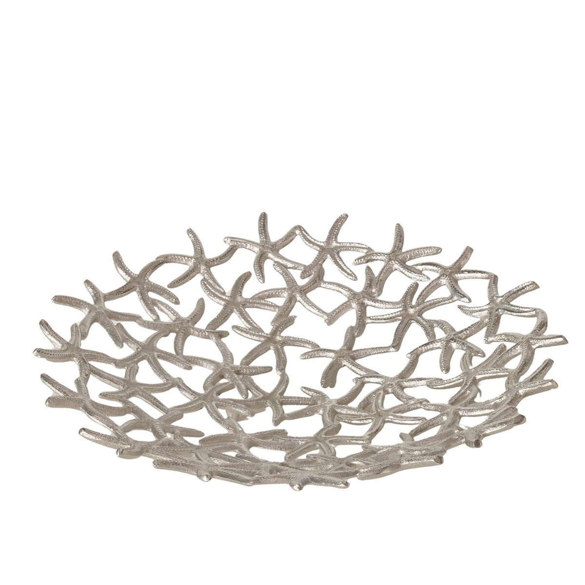 ΜΠΟΛ ΜΕ ΑΣΤΕΡΙΕΣ Merita Starfish H8cm D42cm ΑΣΗΜΙ ΑΛΟΥΜΙΝΙΟ 20-26-308 image
