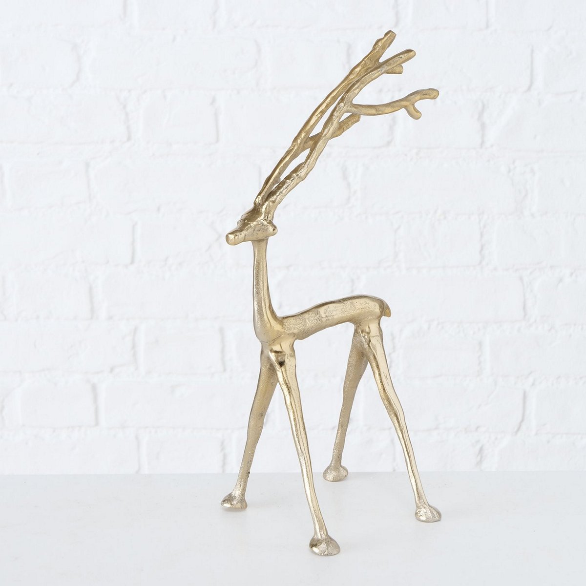 ΕΛΑΦΙ Frody ΦΙΓΟΥΡΑ ΑΛΟΥΜΙΝΙΟ ΧΡΥΣΟ 19x13x37cm 20-25-790 image