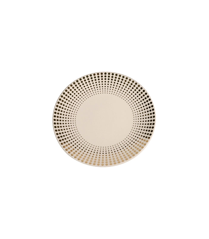 ΠΙΑΤΕΛΑ ΣΦΑΙΡΙΚΗ ΚΕΡΑΜΙΚΗ ΛΕΥΚΗ/ΧΡΥΣΗ 26Χ26Χ2 εκ image