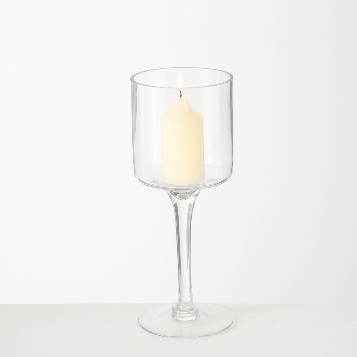 ΚΗΡΟΠΗΓΙΟ ΓΥΑΛ ΔΙΑΦΑΝΕΣ Arosa H 30cm glass clear 20-88-376 image