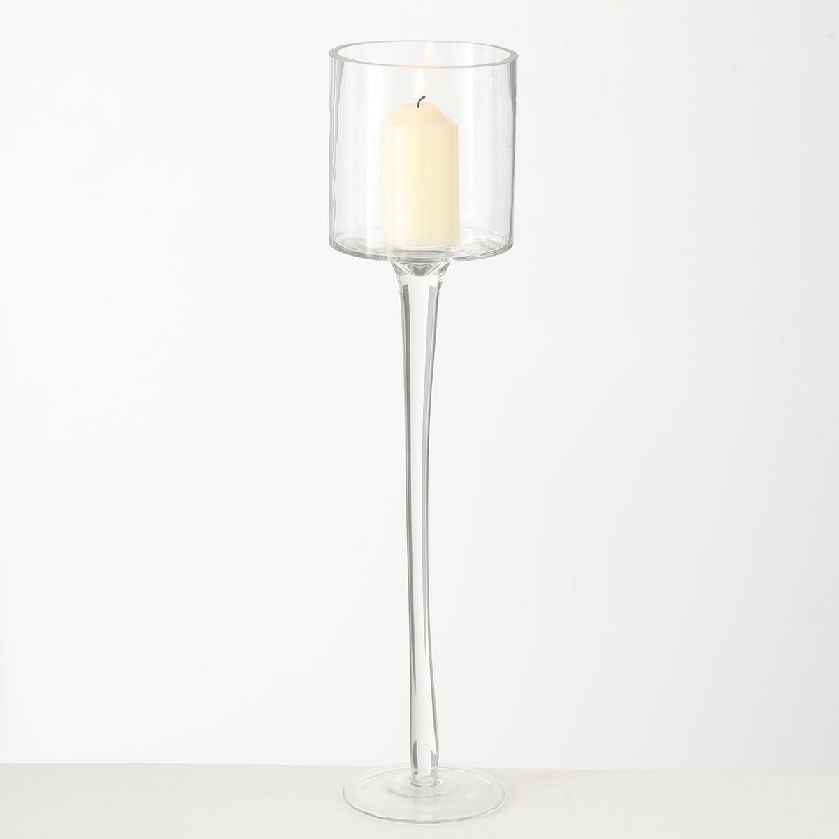 ΚΗΡΟΠΗΓΙΟ  ΓΥΑΛ ΔΙΑΦΑΝΕΣ  Arosa  H 50cm glass clear 20-88-376 image