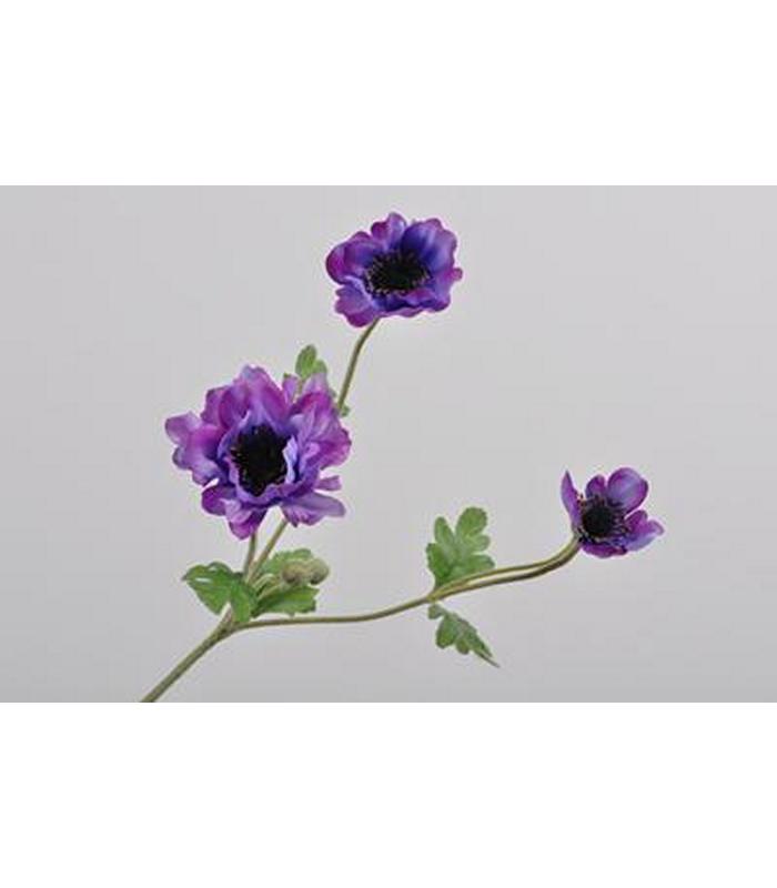 ΑΝΕΜΩΝΑ ΚΛΑΔΙ ΤΡΙΠΛΗ ΛΙΛΑ 66cm fabric 40% image