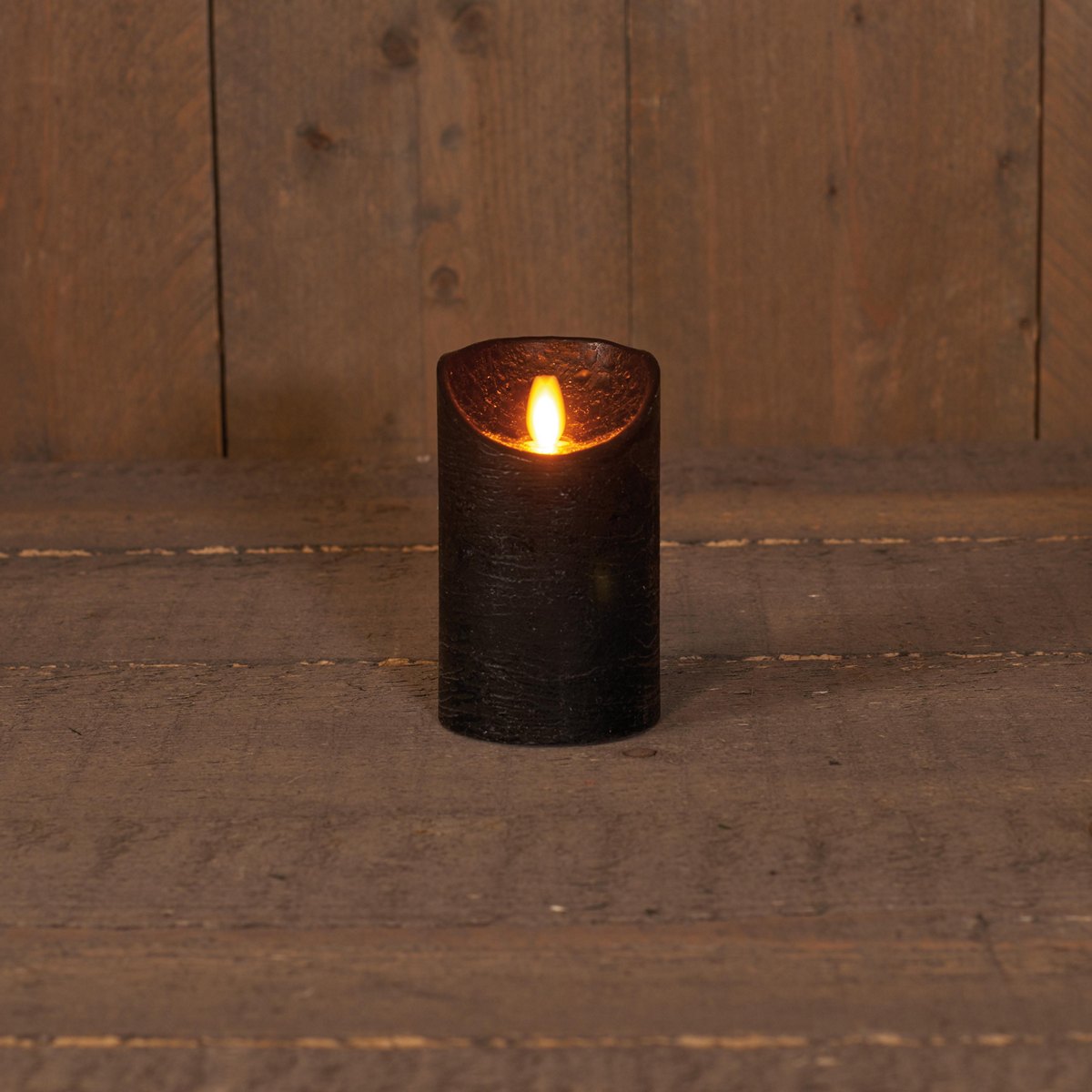 ΚΕΡΙ ΜΑΥΡΟ RUSTIC ΜΕΣΑΙΟ ΚΙΝΟΥΜΕΝΗ ΦΛΟΓΑ ΜΠΑΤΑΡΙΑΣ 7 image