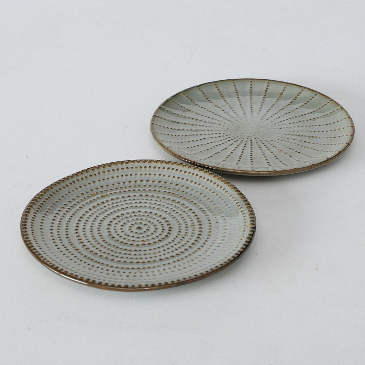 ΠΙΑΤΟ ΠΡΑΣΙΝΟ/ΚΑΦΕ 2/ass Luciano D20cm Dishwasher safe image