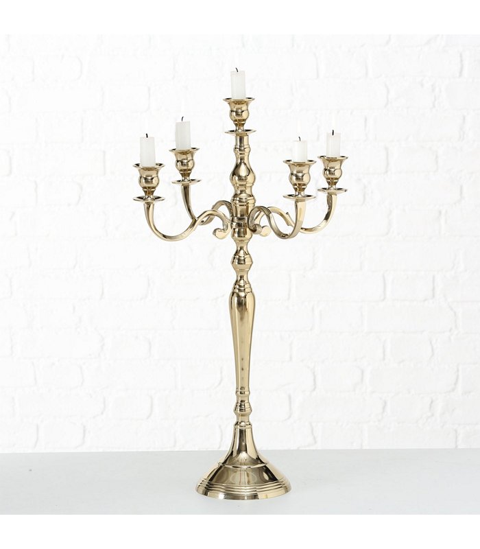 ΚΗΡΟΠΗΓΙΟ 5κερο Victoria ΧΡΥΣΟ ΑΛΟΥΜΙΝΙΟ L37 W37 H63 D0cm image