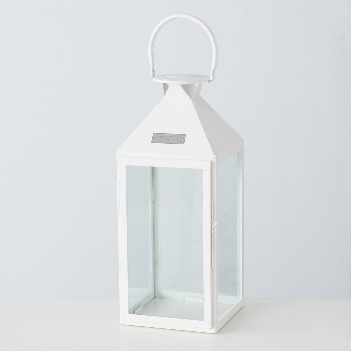 ΦΑΝΑΡΙ Jason ΜΕΤΑΛΛΟ ΛΕΥΚΟ 12Χ11Χ13cm 20-25-972 image