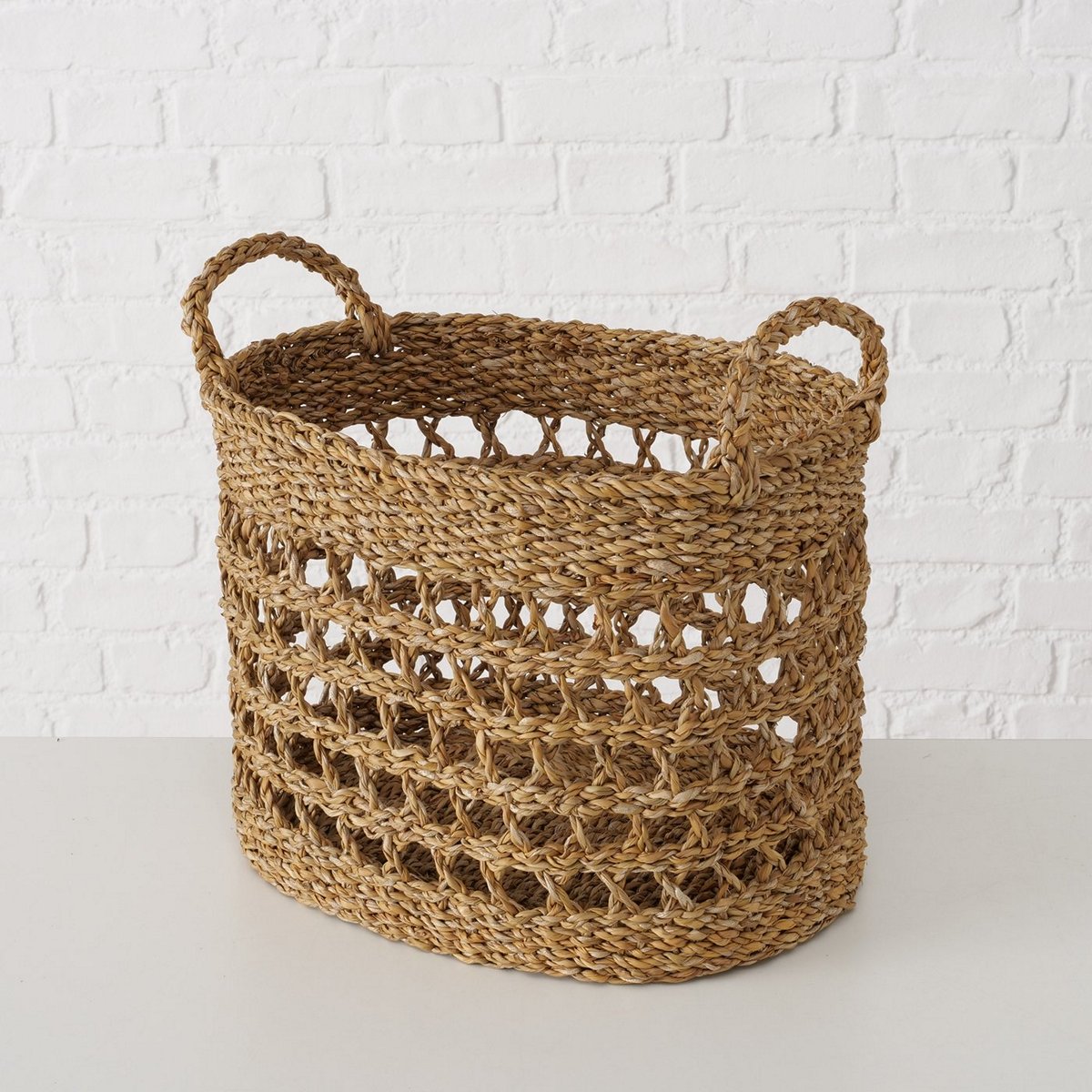 ΚΑΛΑΘΙ ΔΙΑΤΡΗΤΟ Sindo ΨΑΘΙΝΟ ΦΥΣΙΚΟ 36Χ27Χ34cm 20-26-236 image