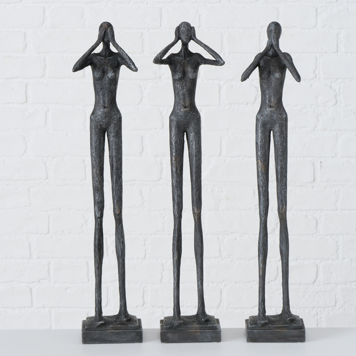 ΓΥΝΑΙΚΑ 3/ass ΦΙΓΟΥΡΑ Cali ΣΚ.ΓΚΡΙ Polyresin 12Χ8Χ61εκ image