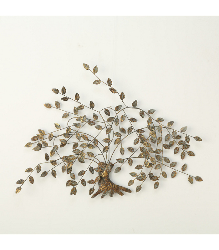 ΕΠΙΤΟΙΧΙΟ ΔΙΑΚΟΣΜ ΔΕΝΤΡΟ Juline W125 H80cm ΧΡΥΣΟ ΜΕΤΑΛΛΟ image