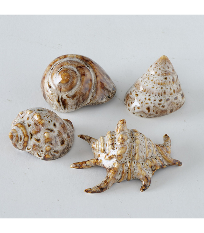 ΟΣΤΡΑΚΟ 4/ASS ΠΟΡΣΕΛΑΝΗ Alyssa H4cm ΜΠΕΖ ΚΑΦΕ image